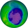 Antarctic Ozone 2008-10-09